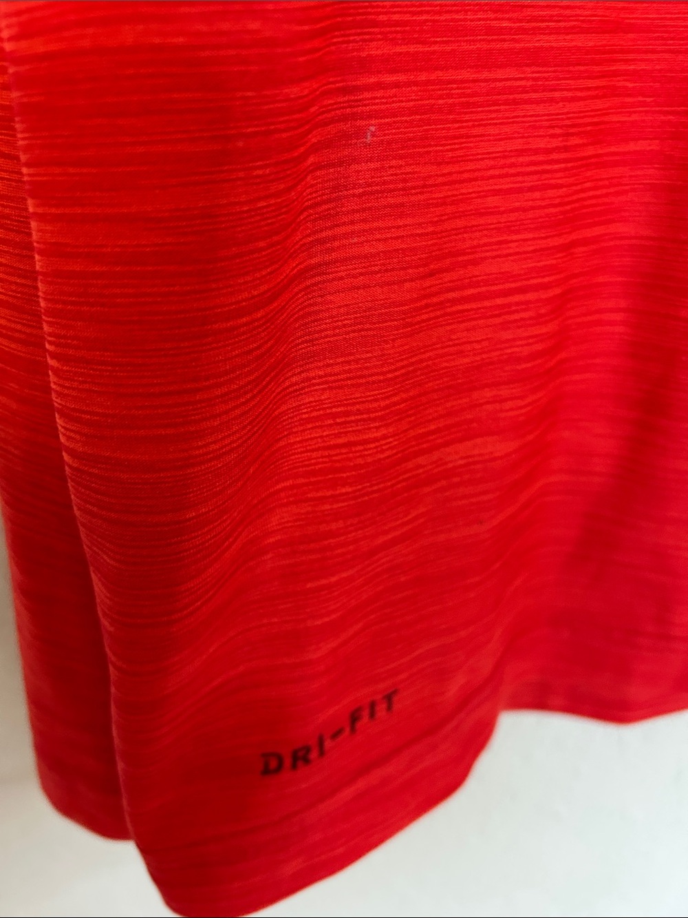 Nike Dri-FIT Men’s XL Red Heather 1/4 Zip Pullover Long Sleeve Running Training - Picture 5 of 7